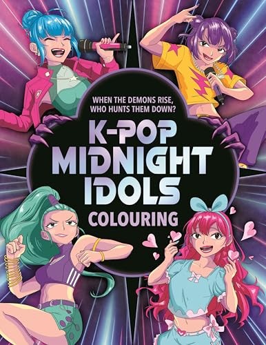 K-Pop Midnight Idols Colouring by CDS Studio Pte Ltd (Paperback Book) - Image 6