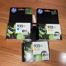 GENUINE HP 935XL INK CARTRIDGES 3 - TRI-COLOR SEALED Expired 2019
