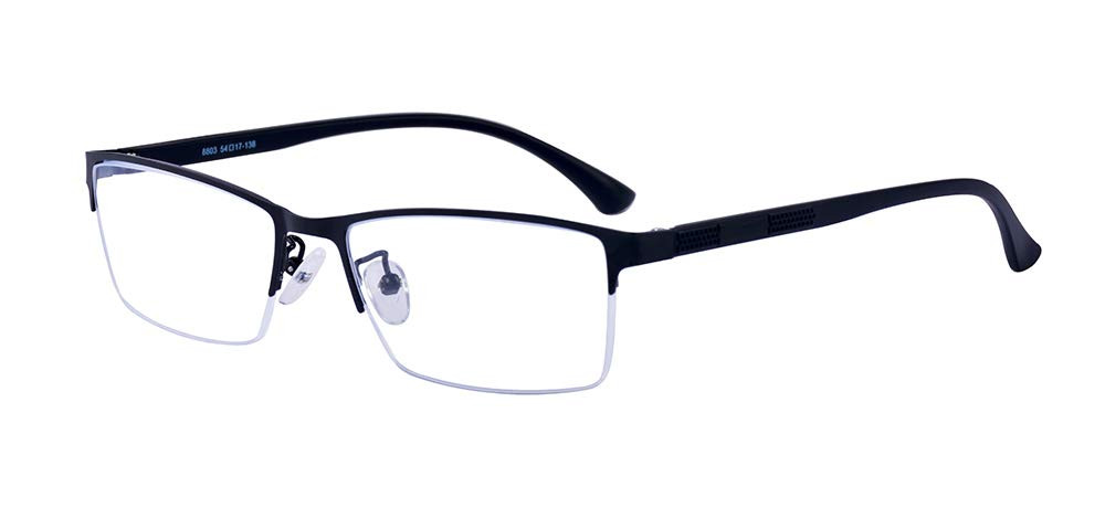 Fashion Black Half Frame Clear Lens Business Glasses Frame Women/Men