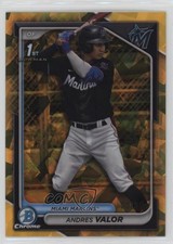 2024 Bowman Chrome Sapphire Edition Prospects Gold 20/50 Andres Valor 1co7