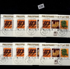 /// 8X SURINAM 1989 - USADO - DEPORTES - OLIMPIADAS 