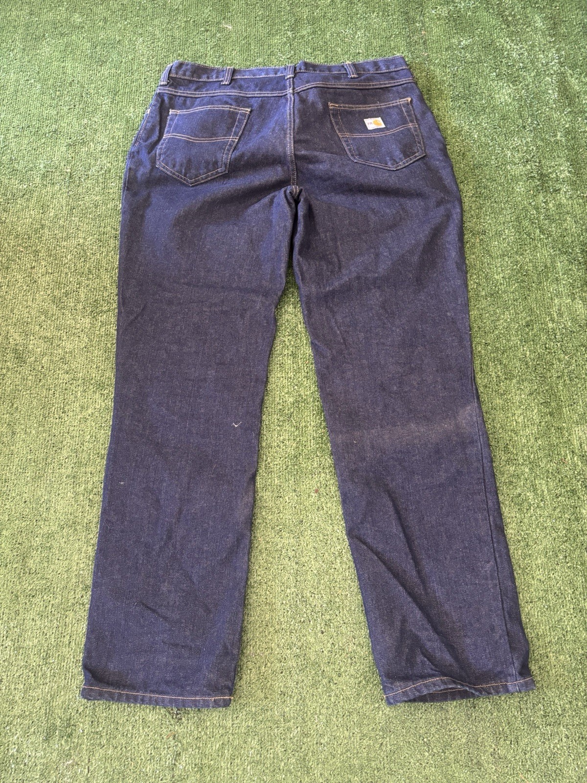 Carhartt FR Flame Resistant Jeans Men 38x34 Blue Cotton NFPA 2112 Workwear thumbnail 3