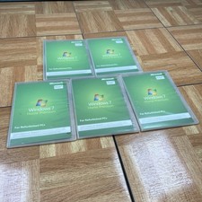 Lot of 5: Microsoft Windows 7 Home Premium for Refurbished PCs