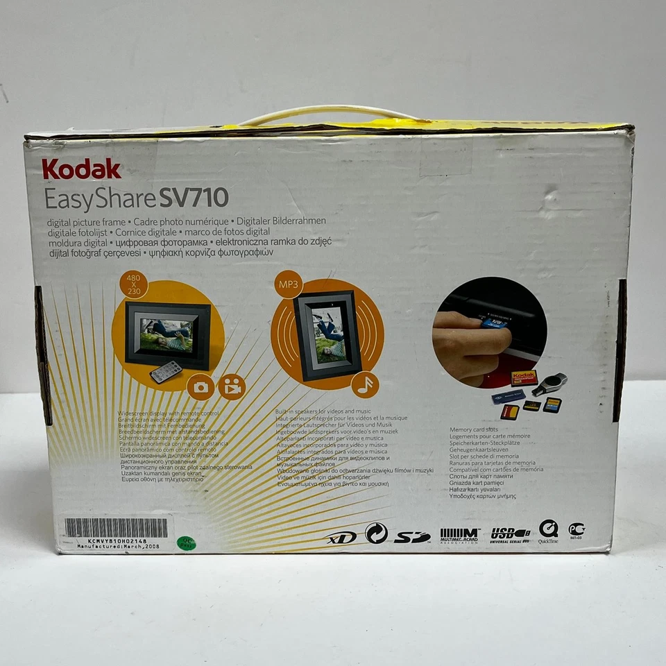 Kodak EasyShare SV710 Digital Picture Frame (BFD) - Image 4 of 4
