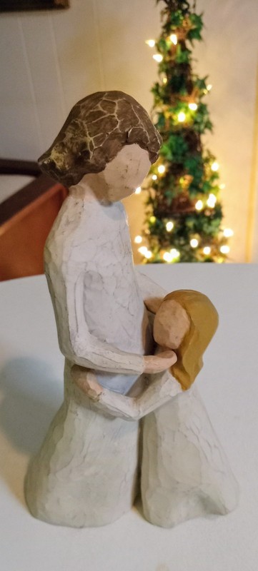 WILLOW TREE MOTHER & DAUGHTER  8"FIGURINE DEMDACO SUSAN LORDI Y2K  RETIRED 