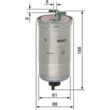 Bosch 0 450 906 442 Kraftstofffilter für HONDA ACCORD II CIVIC II CL CN CM EU