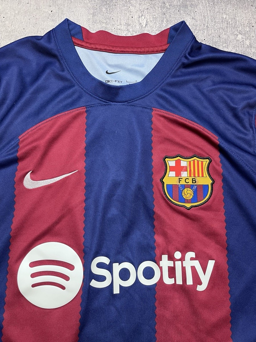 Nike FC Barcelona 2023/24 Home Jersey Pedri #8 Mens Size L FLAWED