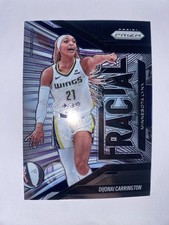 2025 Panini Prizm WNBA DiJonai Carrington #1 Fractal Insert - Minnesota Lynx