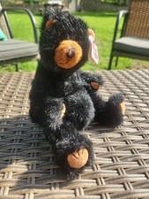 Ty Attic Treasures Ivan the Black Bear 1993 Jointed