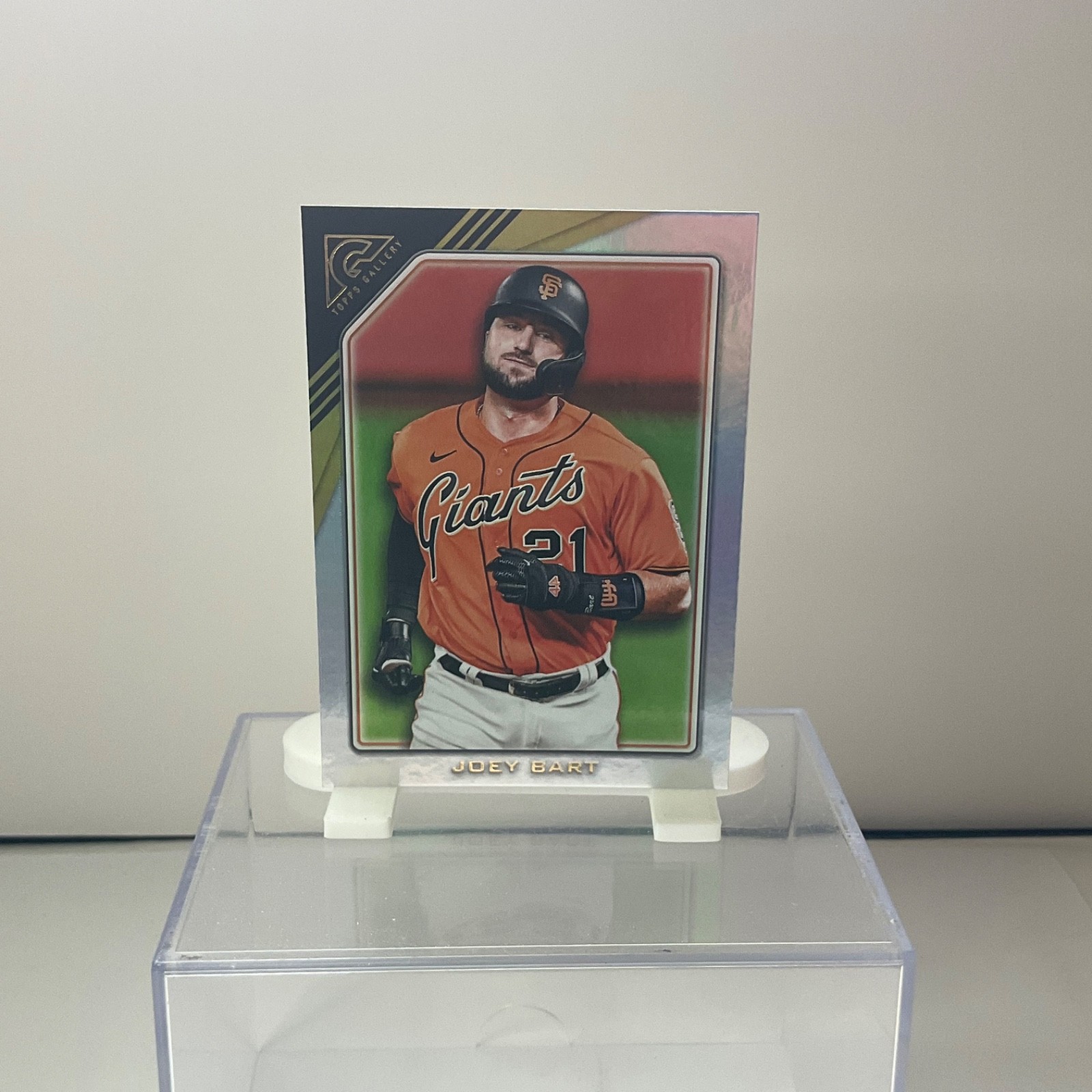 2022 Topps Gallery- Joey Bart #24, Rainbow Foil