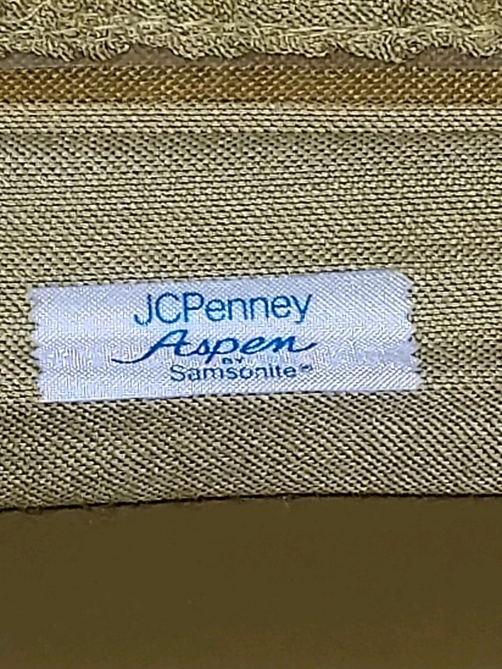 VTG LARGE 16 x21 SAMSONITE Aspen Hard Shell SUITCASE 1960s-70'S + Key Works - Image 2 of 4