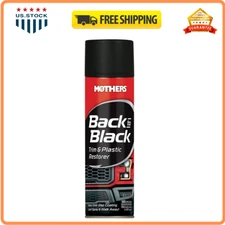 Mothers 06110 Back-to-Black Trim & Plastic Restorer Aerosol, 10 oz.