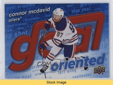 Mota orientada a gol serie 1 Upper Deck Connor McDavid 2025 #GO-11 LEER 1g4k