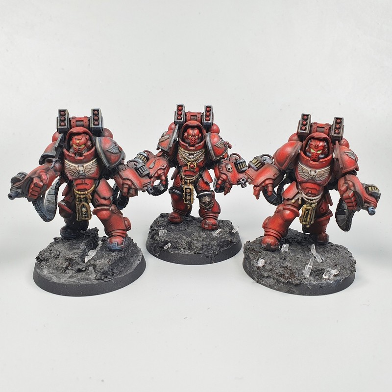 Blood Angels Primaris Aggressors x3 Painted - Warhammer 40k - Space Marines