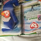 McDonald's Ty Teenie Beanie Babies Legends Peanut Royal Blue Elephant 2000 — photo 3