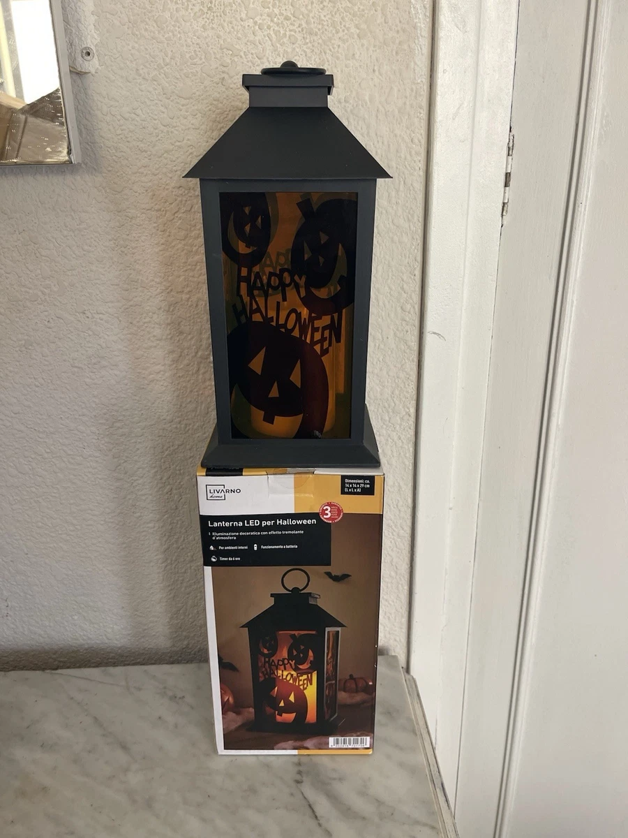 Lámpara de Halloween a Pilas – Decoración Terrorífica Vintage