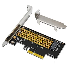 Adapter Card Enables the connection of an M.2 NVMe SSD to a PCIe 3.0 port