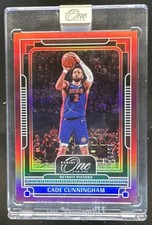 2024-25 Panini One and One Cade Cunningham Red #/15 Pistons