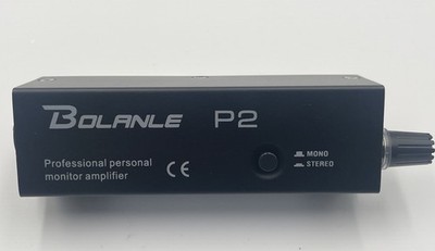 Bolanle P2 Professional Personal Monitor Amplifier BLACK **NEW** NoBox