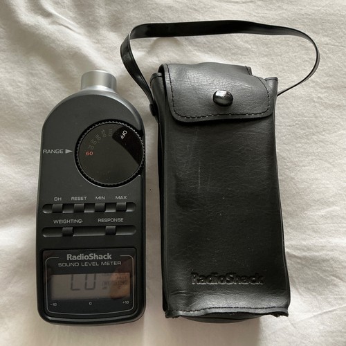 Radio Shack Realistic Digital Sound Level Meter 33-2055 Black NICE
