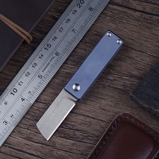 High Hardness Folding Knife Edc Titanium Key Mini Pocket Dog Knife Coin Knife