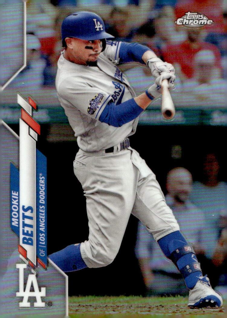 2020 Topps Chrome #100 Mookie Betts Refractor
