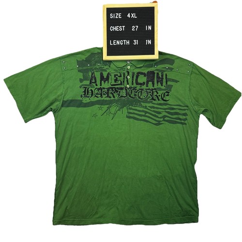 Y2K Blac Label American Hardcore Poloshirt Herren 4XL Grün Skull Punk Street - Bild 20 von 20