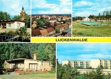 Luckenwalde Square of Youth Partial View Swimming Pool X. World Festival HO Cafe St