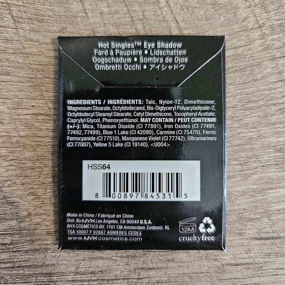 Mix Lot of 5 NYX Hot Singles Eye Shadow Refills HSS 81, 15, 64, 44 x2, Dark Colo - Image 3 of 4