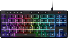Redragon K516 Shiva TKL Wired RGB Membrane Gaming Keyboard, 87 87 Keys, Black 