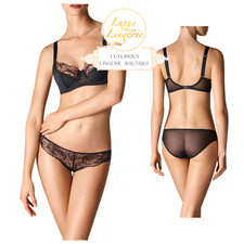 Stretch Lace Cup Bra By Wolford Black Variable Straps Lace Bra Black 75