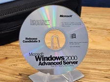 ULTRA RARE: Microsoft Windows 2000 Advanced Server for PC Manufacturers OEM RC3