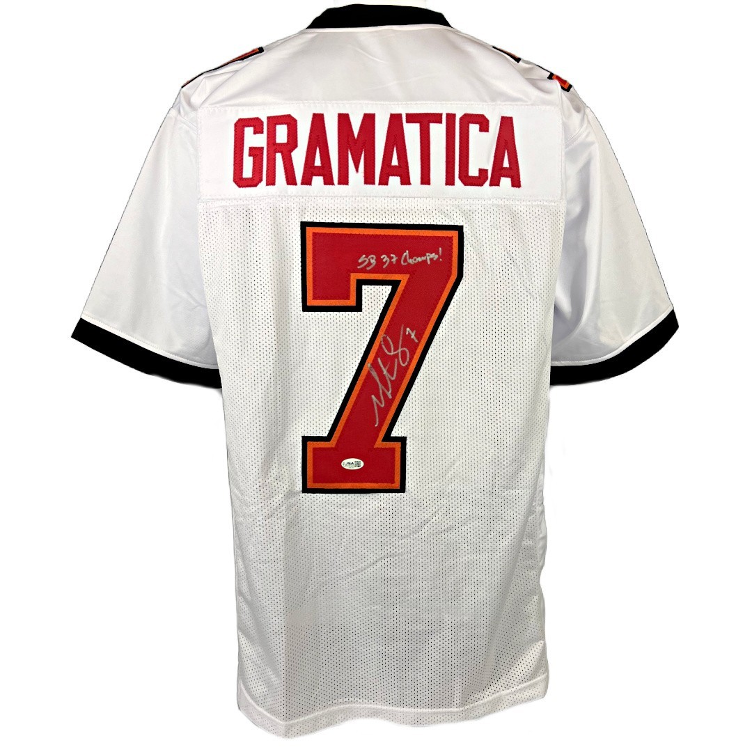 Martin Gramatica inscribed signed autographed jersey Tampa Bay