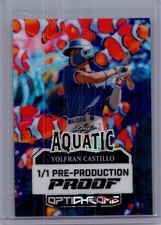 Yolfran Castillo 2025 Leaf Optichrome Baseball 1/1 Pre Production Proof