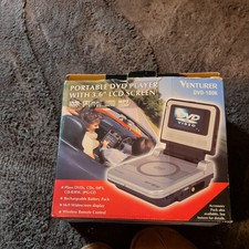 Venturer PVS 122B Portable DVD Player with LCD Screen Boxed Vintage 2000s 