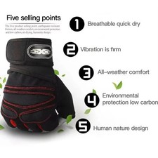 Workout Gloves Half Finger with Wrist Wrap for Weight Lifting Gym Cycling