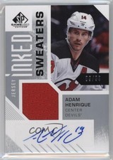 2016-17 SP Game Used Inked Sweaters /99 Adam Henrique #IS-AH Auto au7