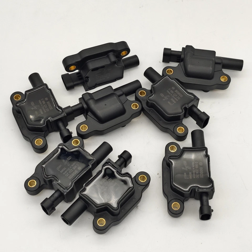 8Pcs Bosch Ignition Coil UF413 For Chevy Silverado 1500 GMC 5.3L 6.0L 6.2L 6.2L Foto 3 de 4
