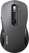 Wireless Bluetooth Mouse, USB  BT1  BT2 Silent Click,4-Way Scroll Wheel Wire