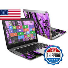 MightySkins Skin Compatible with HP Stream 14" Laptop Cover Wrap Sticker Purple