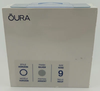 Oura Ring Gen3 Horizon Size 11 Silver - Activity Tracker NEW in box JZ905138411