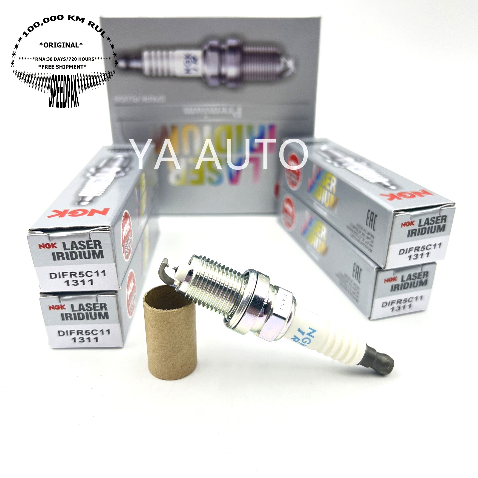 4xSpark Plug NGK 1311 DIFR5C11 for MITSUBISHI LANCER	2011-2017 2.4L L4