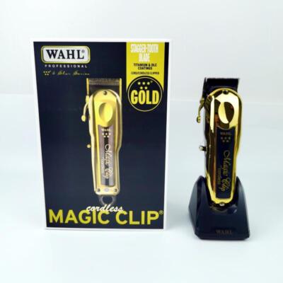 Wahl Professional 5-Star Cordless 8148-833 Magic Clip in Gold Pro Hair Clippers