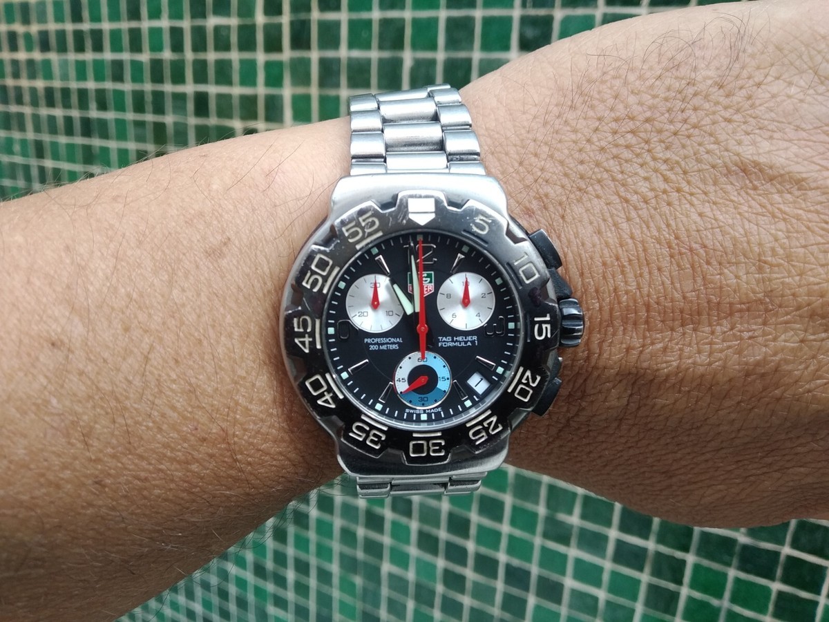 TAG HEUER F1 QUARTZ CHRONOGRAPH CAC1110 1/10SEC ALL ORIGINAL TAG HEUER F1 QUARTZ CHRONOGRAPH CAC1110 1/10SEC ALL ORIGINAL