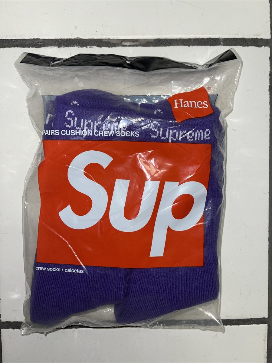 4足分8枚Supreme / Hanes Crew Socks Supreme®/Hanes® Crew Socks (4 Pack) - Shop - Supreme