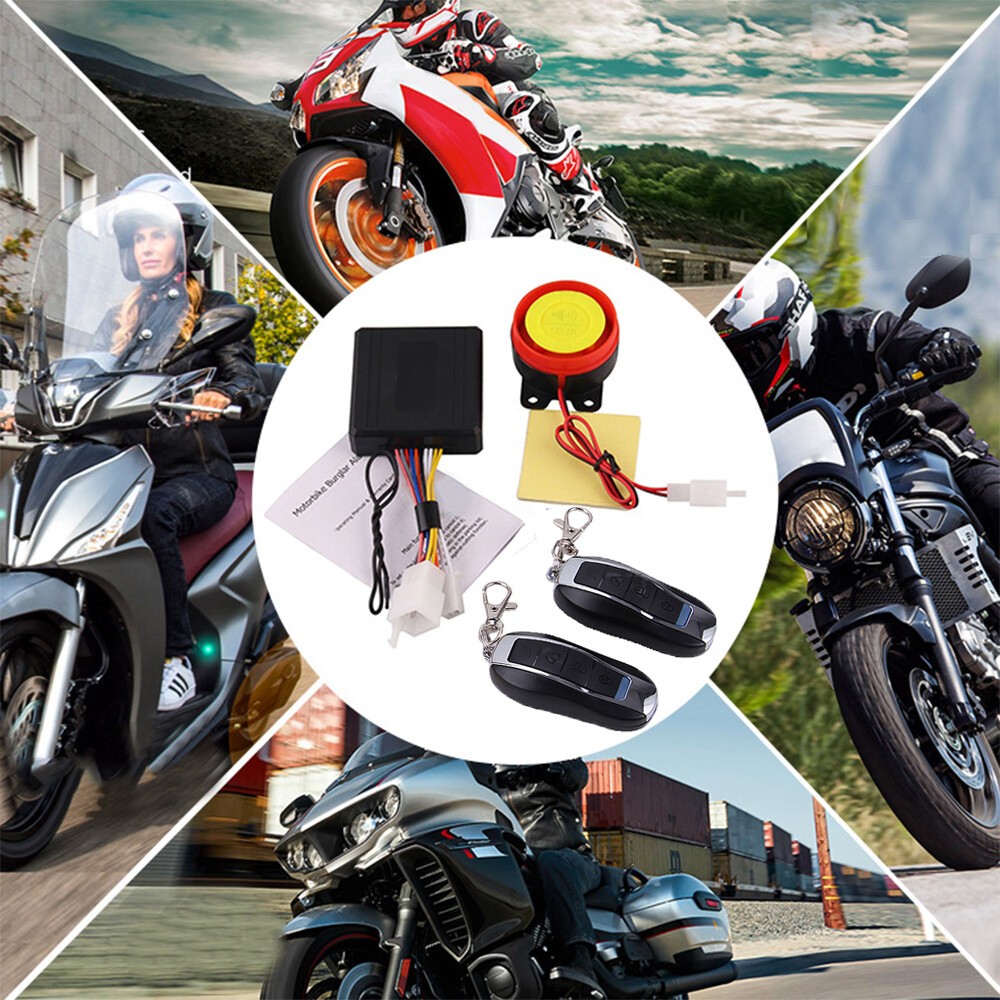 s Motorcycle ATV Scooter Security Alarm System Anti-theft