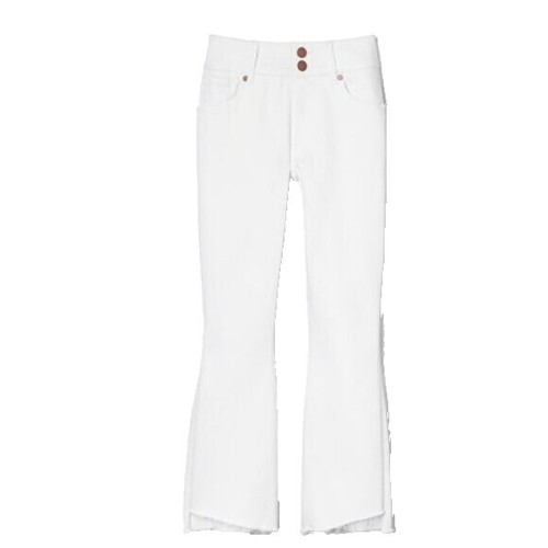 Women's Cabi Sz 6 Striped Tick Tock Crop Pants Stretch Classic