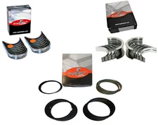 Moly Piston Rings with Bearings Set for 1996-2002 Chevrolet 5.7L 350 Vortec