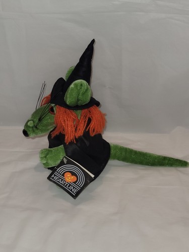 Rare Vintage 1988 Heartline Witch Ratbane Halloween Funny Plush HTF w Tags Toy - Picture 2 of 9
