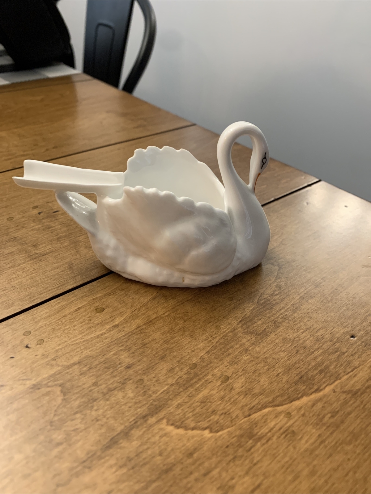 vintage best bone Denton China England Swan Ashtray eBay